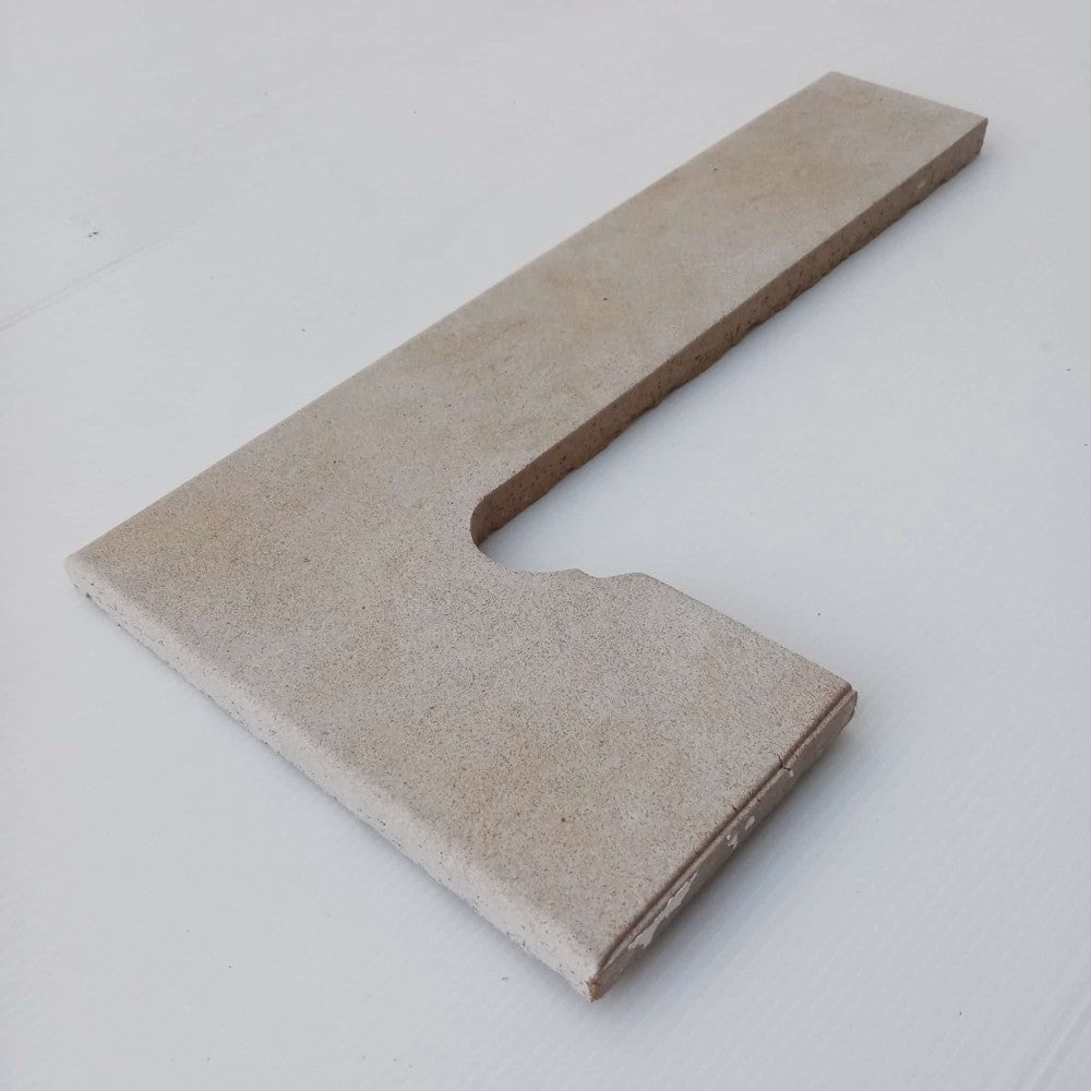 Battiscala sinistro klinker per serie capri colore beige - 1pz