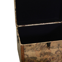 Baule ecopelle 1-3 marrone rettangolare cm 60x40h42