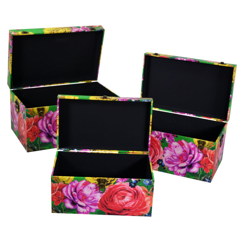 Baule ecopelle 1-3 multicolor rettangolare cm 64,5x40h35