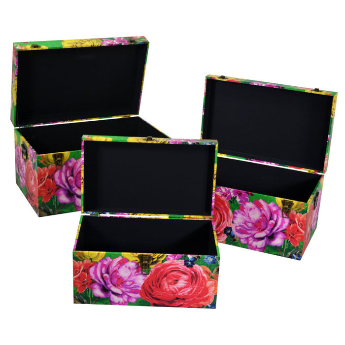 Baule ecopelle 1-3 multicolor rettangolare cm 64,5x40h35