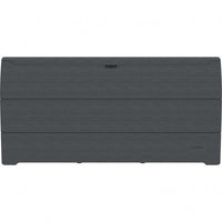 Baule in PVC Ezooza 116,5 x 45 x 56 cm, colore Grigio, 270 litri