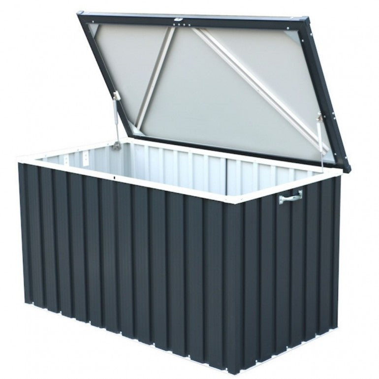 Baule Porta Attrezzi in Metallo 585 litri antracite Duramax