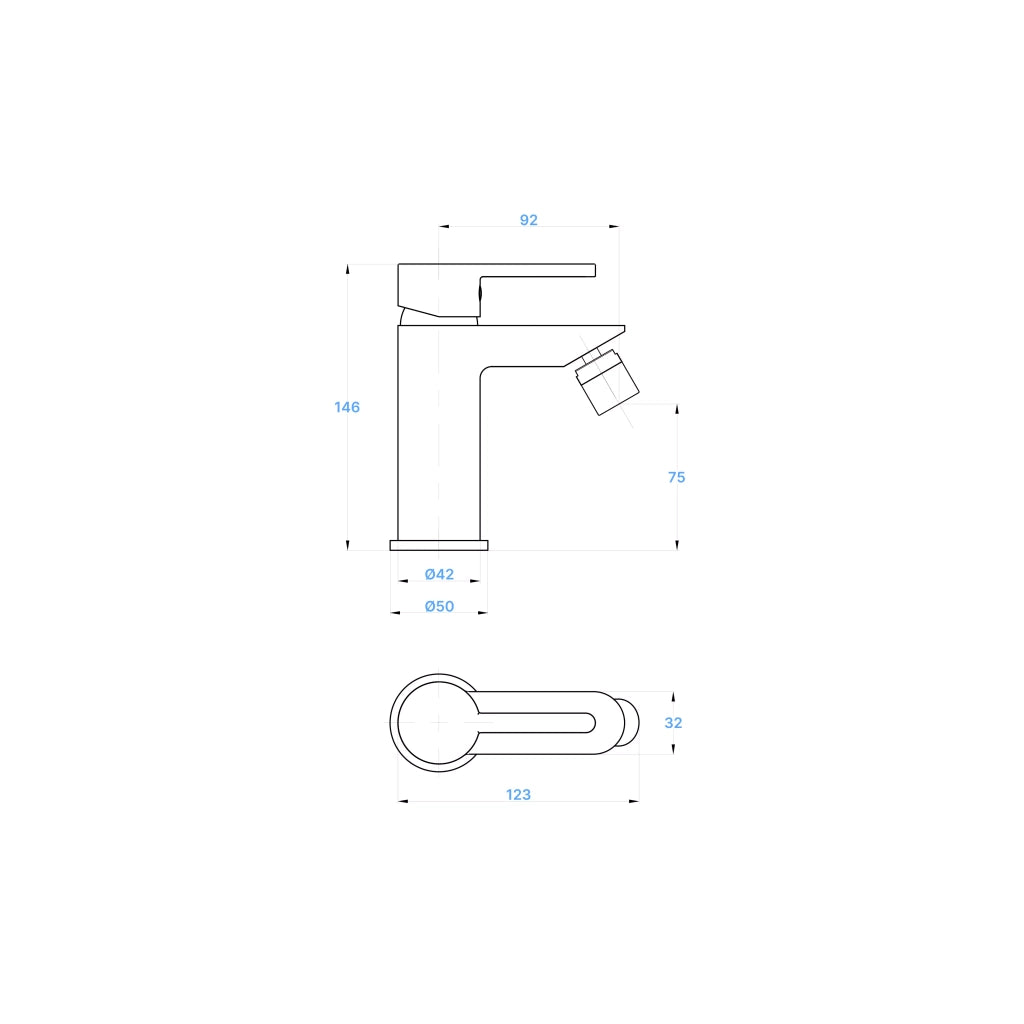 Set miscelatore lavabo alto e bidet senza scarico ed incasso doccia in ottone cromato | Virna