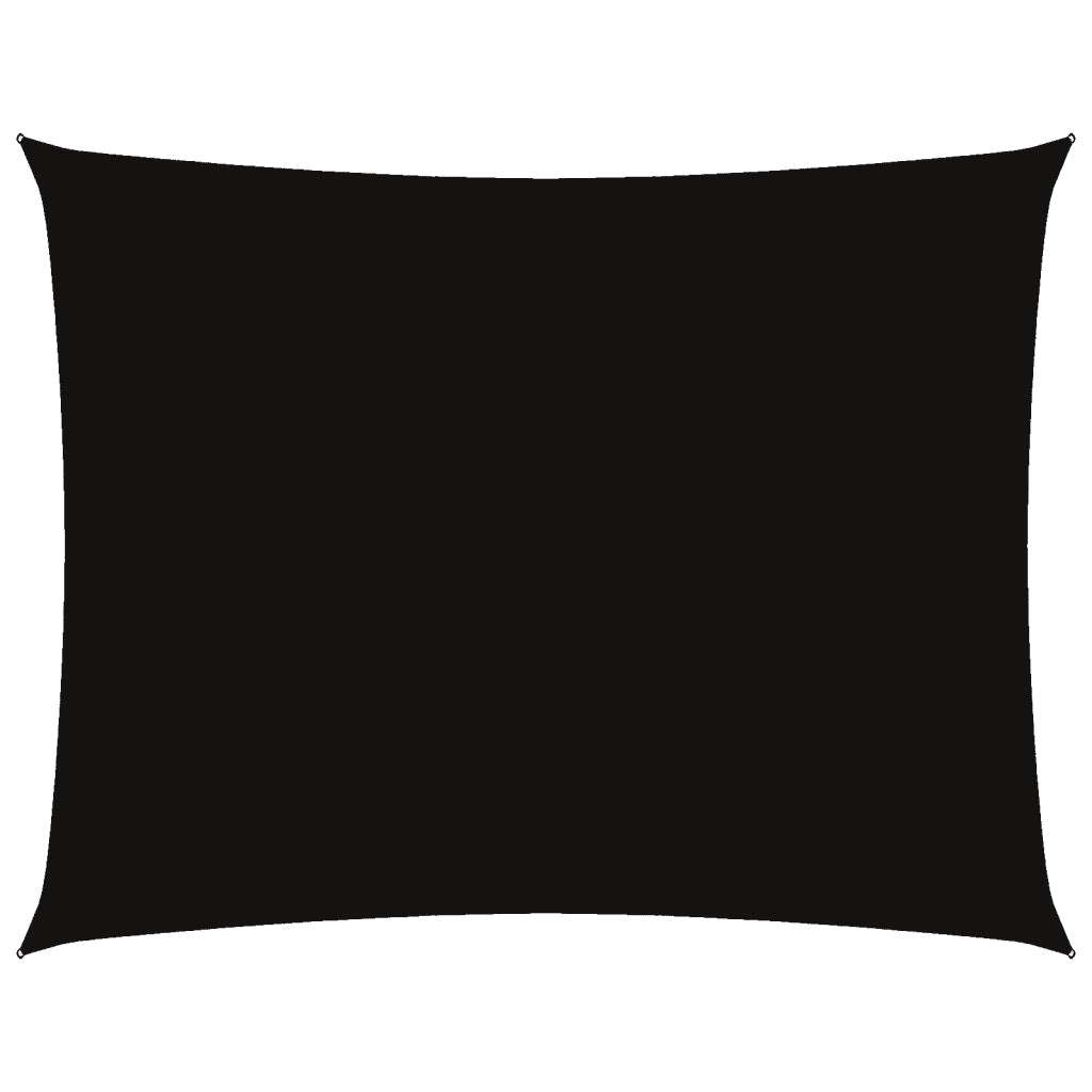 Parasole a Vela Oxford Rettangolare 3x4 m Nero