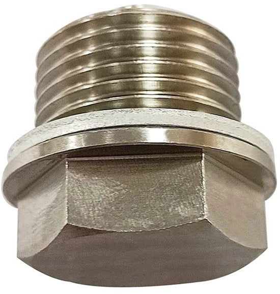 Olio di scarico plug M18 x 1,5 - Acciaio inossidabile - Plug magnetico - Alta temperatura - Duraturo - Inclusa vite di chiusura - Olio di scarico plug