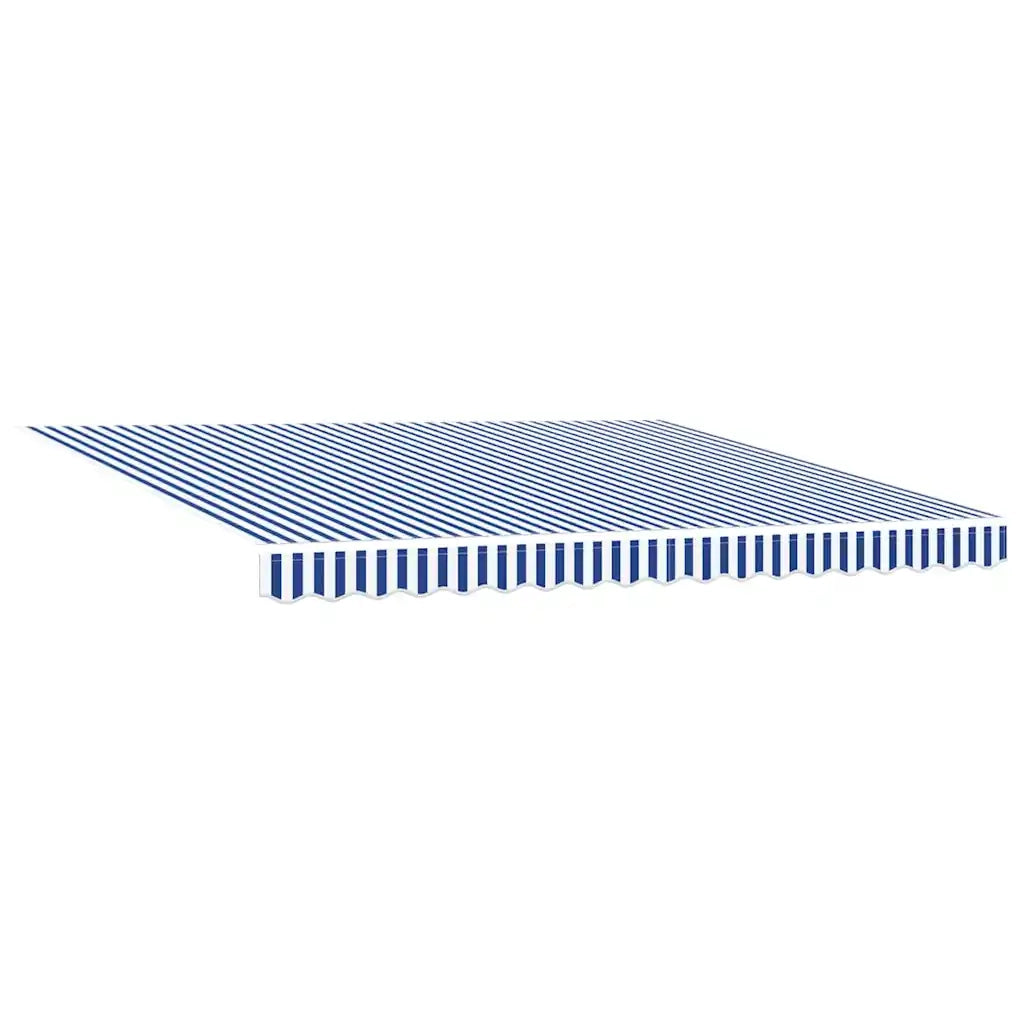 Tenda Retrattile Blu e Bianco 400 × 300 cm 3330488