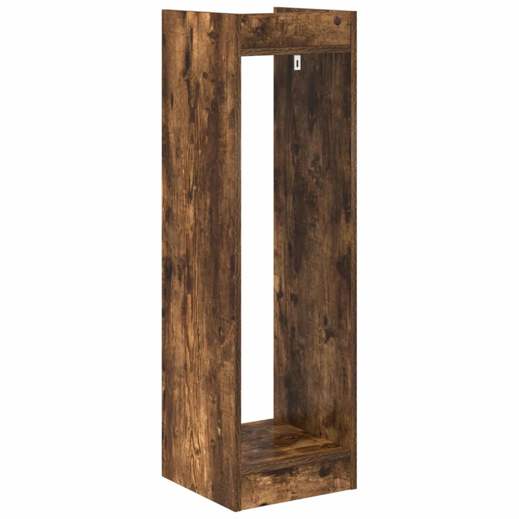 Supporto per piante 2 pcs Quercia Affumicata 30 x 30 x 100 cm 899571