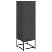 Buffet credenza cassettiera armadio mobile contenitore organizer cucina soggiorno salotto alto 36 x 39 x 123 cm acciaio nero 02_0034915