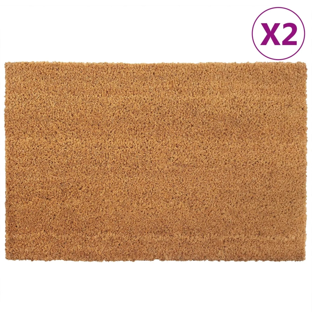 Zerbini 2 pz Naturale 40x60 cm in Fibra di Coccocod mxl 92691