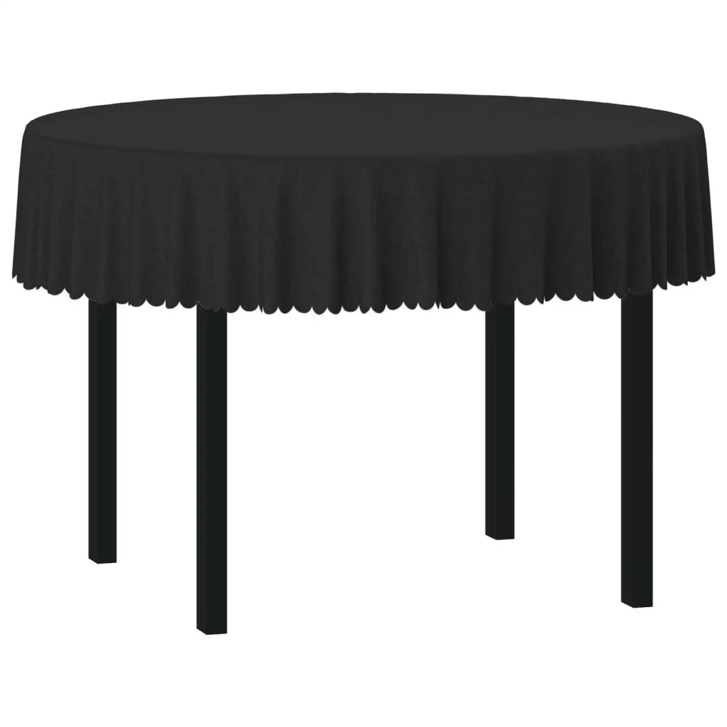 Tovaglia da Tavolo 5 pz Rotondo Grigio Scuro Ø 160 cm 42040492