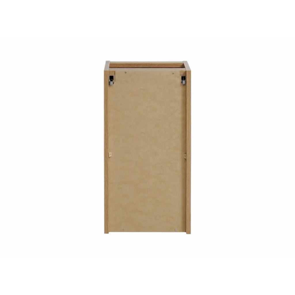 Mobile da bagno VANO – 1 porta – Colore rovere – L30 × P57 × H39 cm – Da appendere