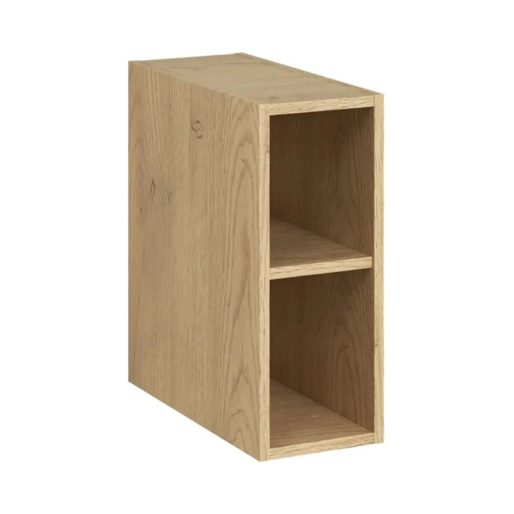 Set da bagno sospeso OSTER 80cm: mobile sotto lavabo con cassetti e nicchie a vista + piano per lavabo