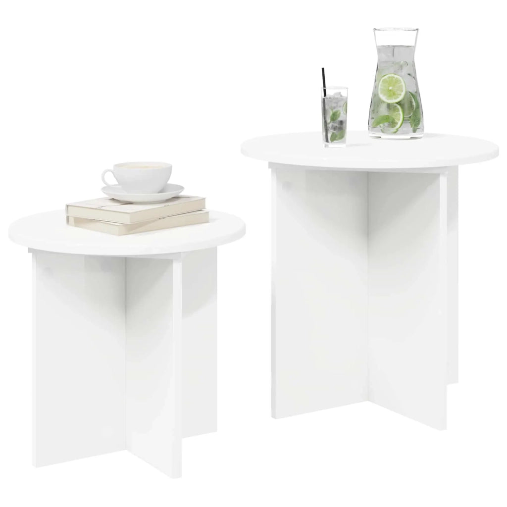 Set tavolini con archiviazione 2 pcs Legno ingegnerizzato 8001010