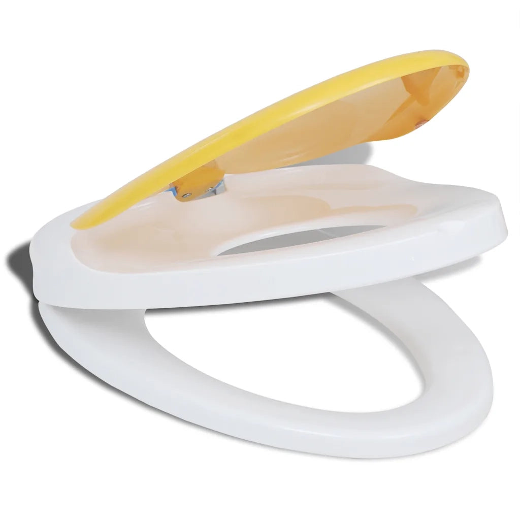 Copriwater Ammortizzato Bianco e Giallo per Adulti/Bambini CFW2747666