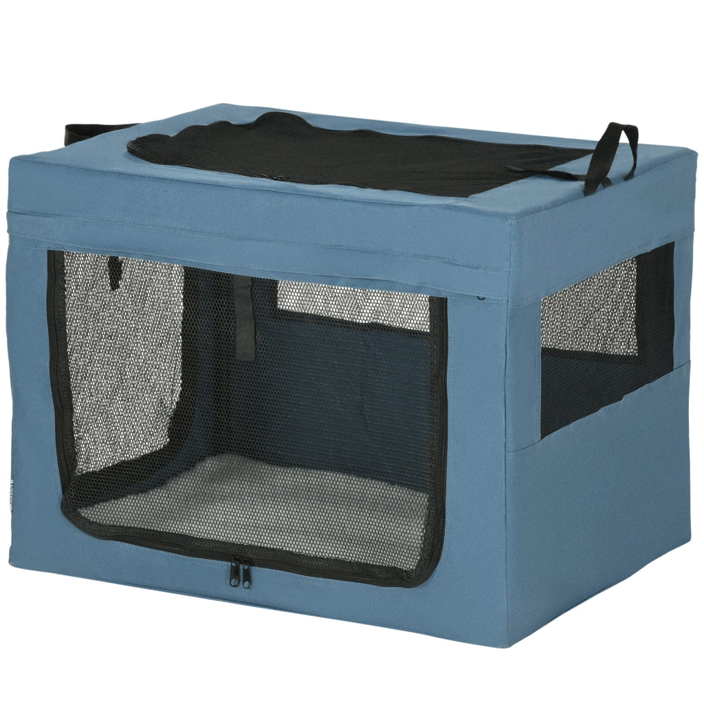 Sac de transport pliable per animali domestici ¨C zephmum ¨C blu nero 69x51x51 cm
