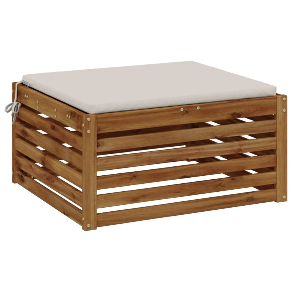 Cuscino per Sedia in Unico Pezzo SOEST 100% Poliestere Bianco 944591