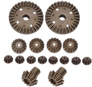 Set di sostituzione per assi di trasmissione in metallo resistente - 16 pezzi - Sostituzione diretta - Lunga durata - Prestazioni migliorate - Consumo energetico efficiente - Set di assi di trasmissione