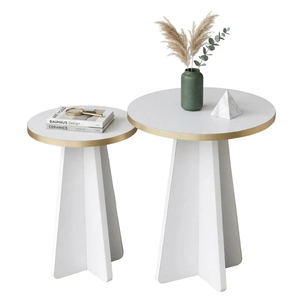 Cardito, Tavolino da Salotto Modulabile, 40x40x50h cm Bianco