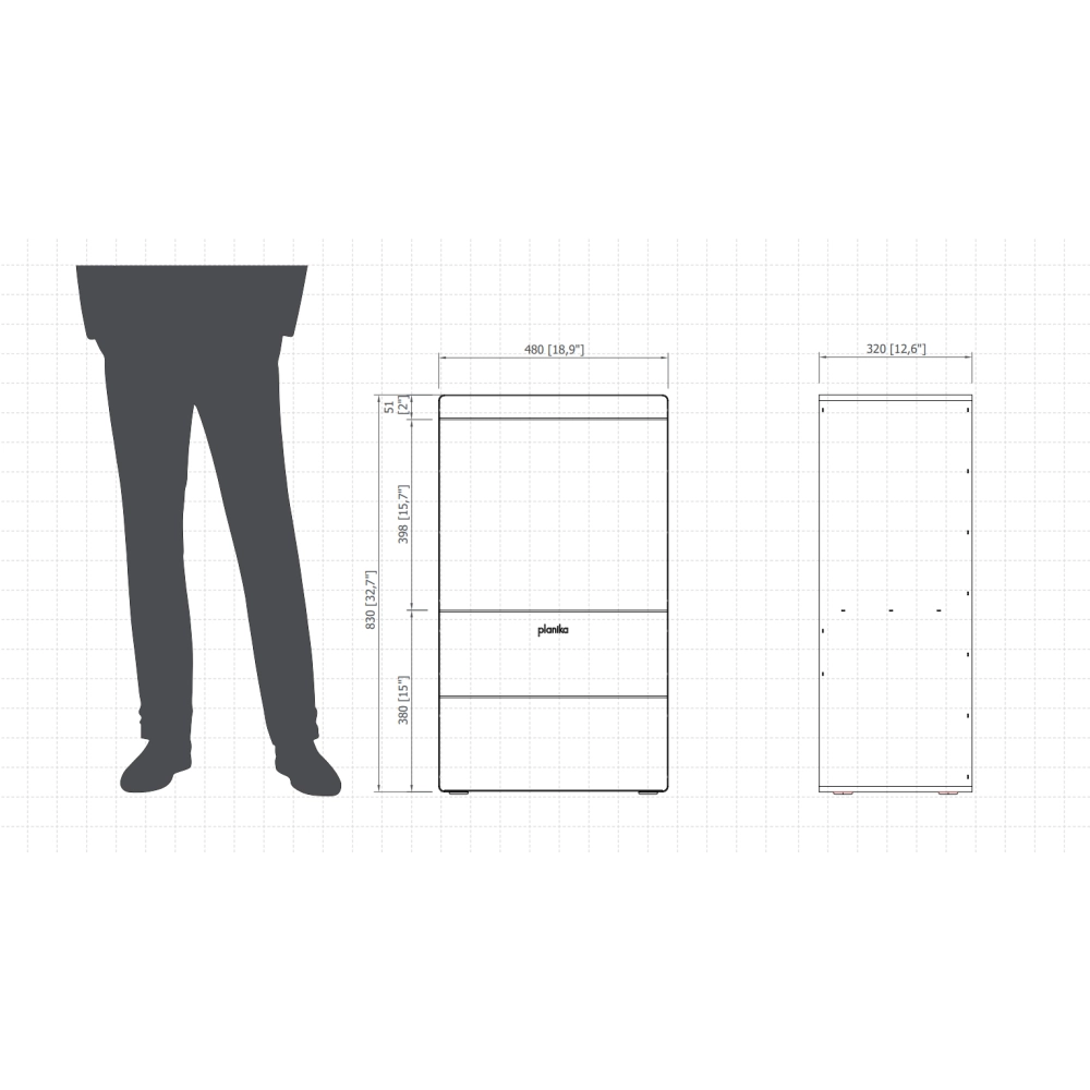 Planika - Camino a Vapore Acqueo Steamy Effetto Fiamma Realistica con Tecnologia Optimyst, Controllo Remoto, Design Moderno