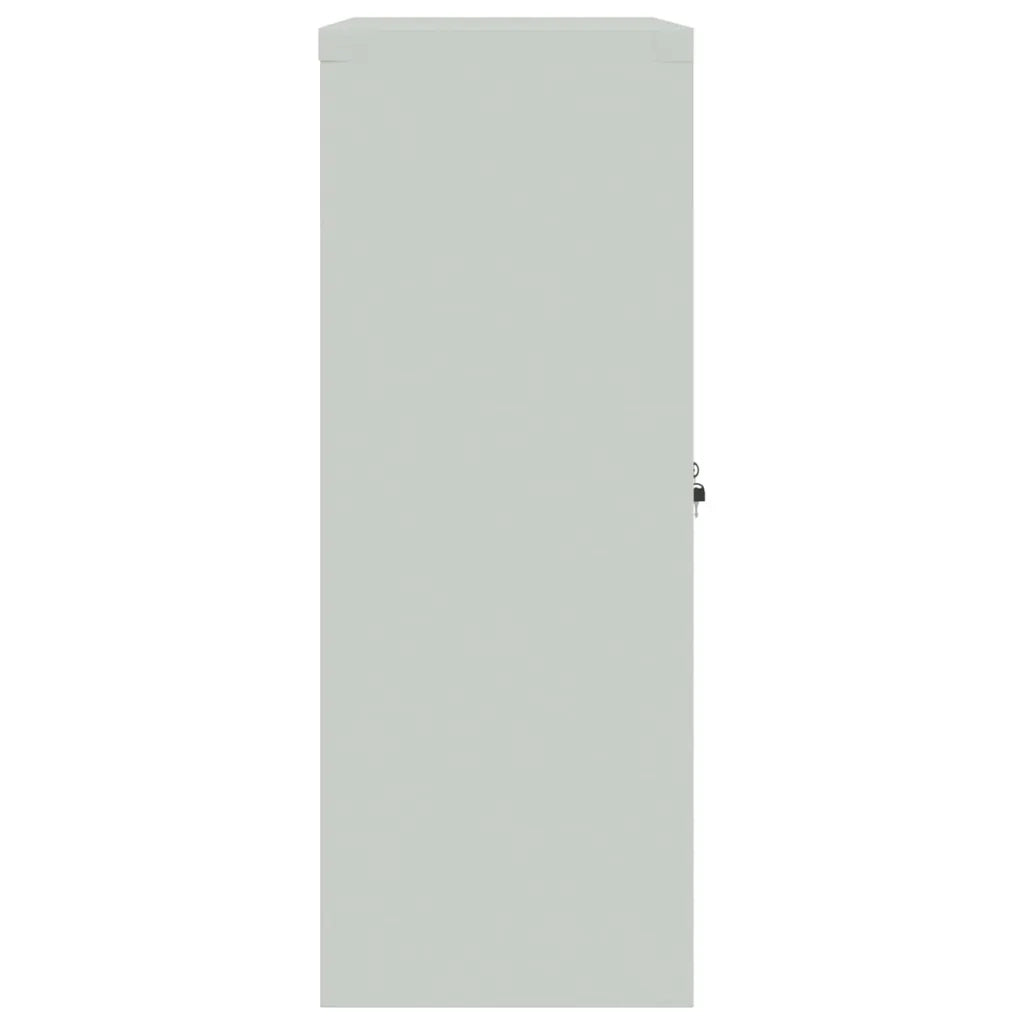 Armadio Classificatore Grigio Chiaro 90x40x105 cm in Acciaio CFW1678876