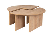 Tavolino in legno "Moira" 90 x 90 x 41 cm - Rovere