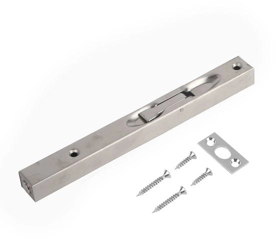 Serratura di Sicurezza in Acciaio Inossidabile - Bouton di Sicurezza per Porte - Sicurezza Porta - Blocco - Cerniera di Sicurezza - 150 mm/200 mm/250 mm