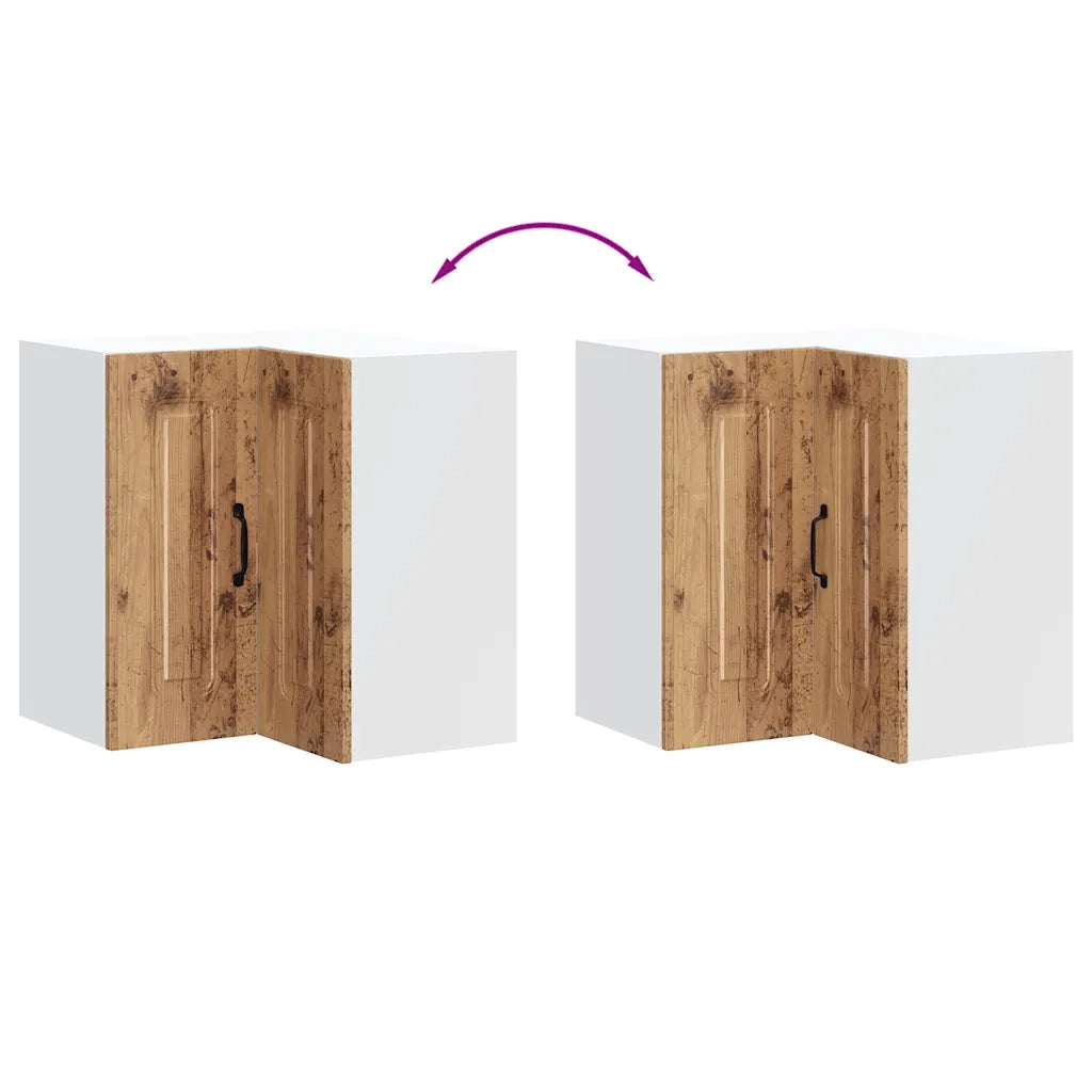 Pensile da Cucina ad Angolo Kalmar Legno Vecchio in Truciolato
