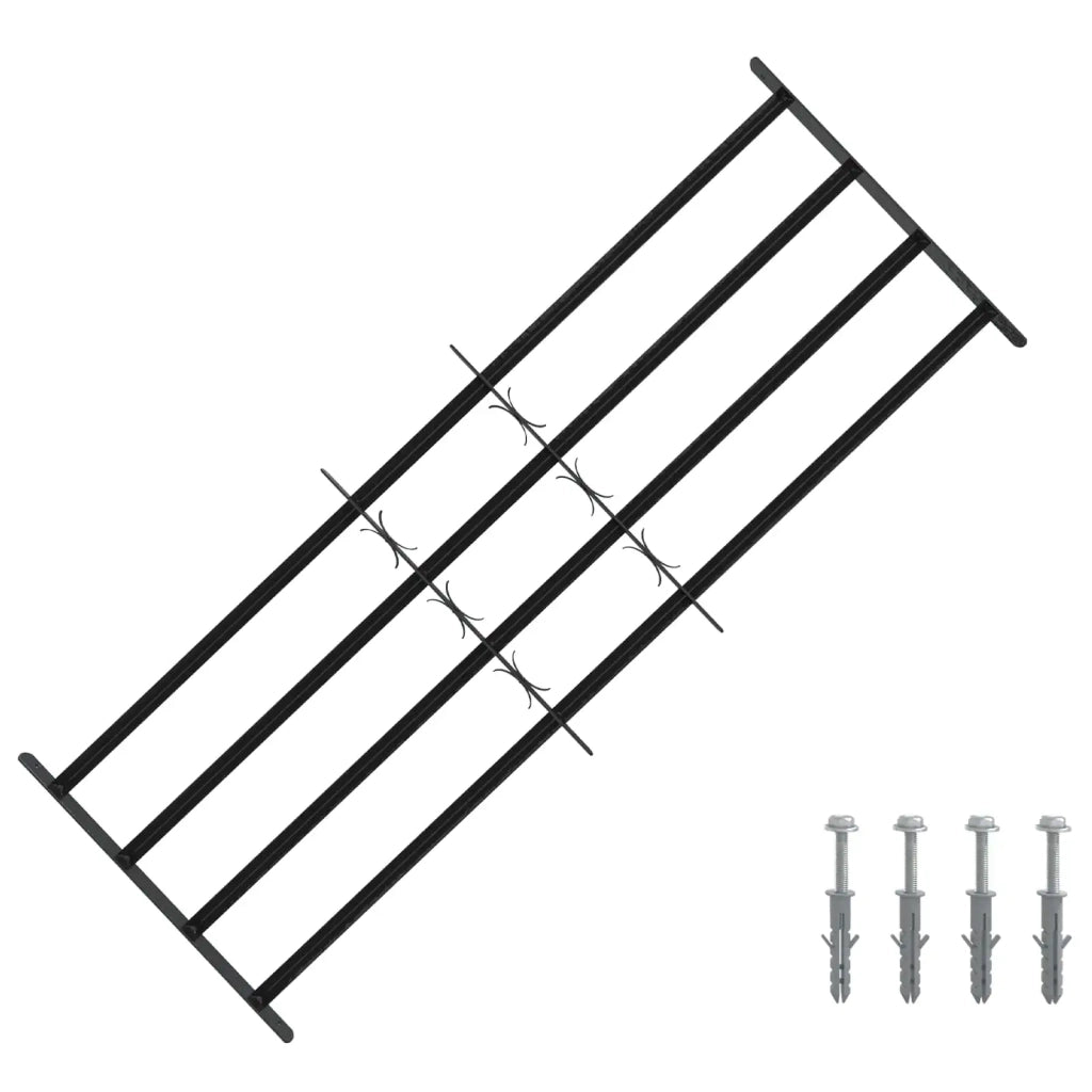 Griglia di sicurezza per finestre con 4 barre trasversali 3 pcs