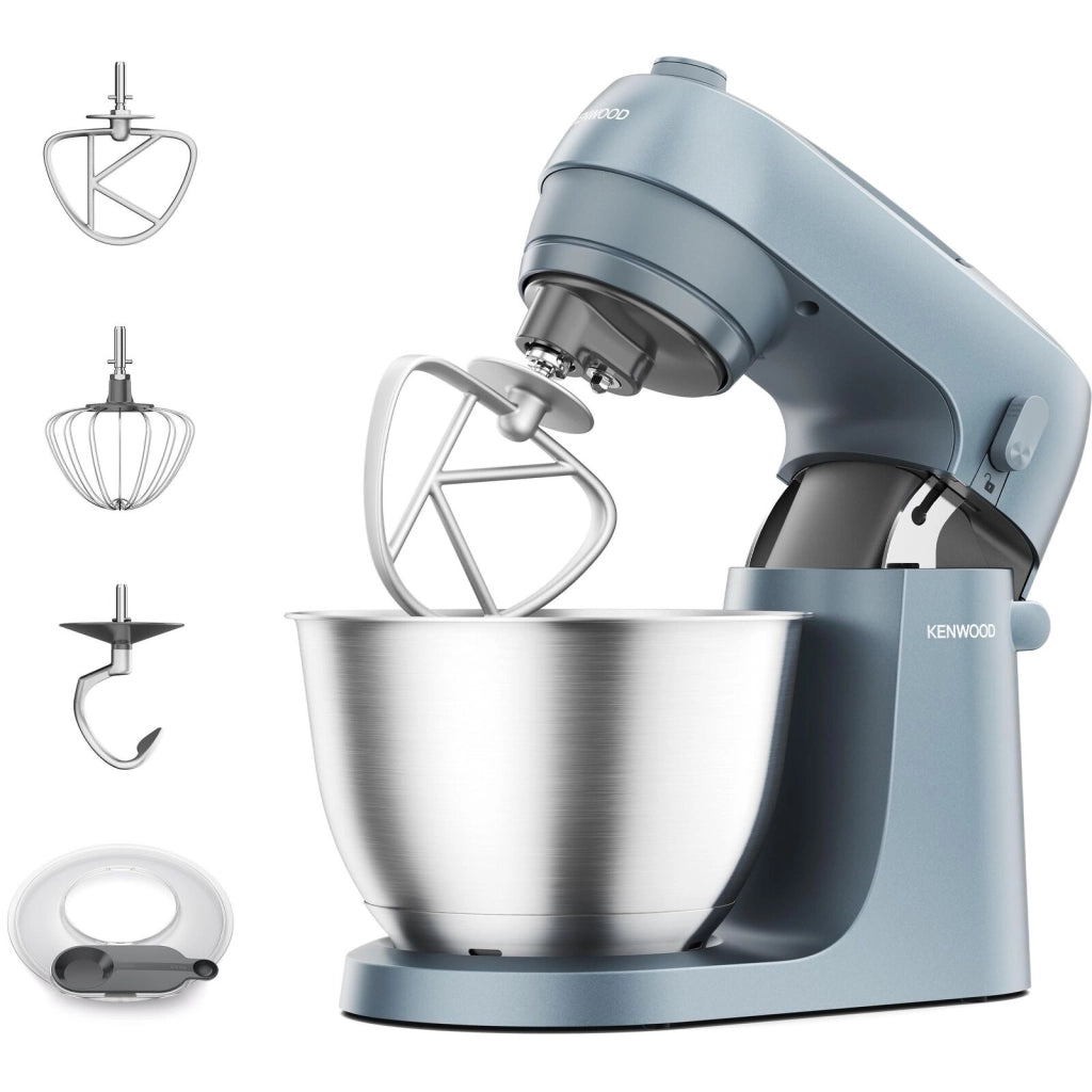 Kenwood KZM35.000GY Go Impastatrice Planetaria 800W 4L 6 Velocita' 3 Ganci Miscelazione colore Blu