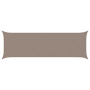 Vela Parasole | Telo Ombra | Vela da ombra solare Tortora 6 x 2 m 100% Poliestere Oxford