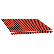 Tenda da Sole in Tela Arancione e Marrone 350x250 cm cod mxl 55384