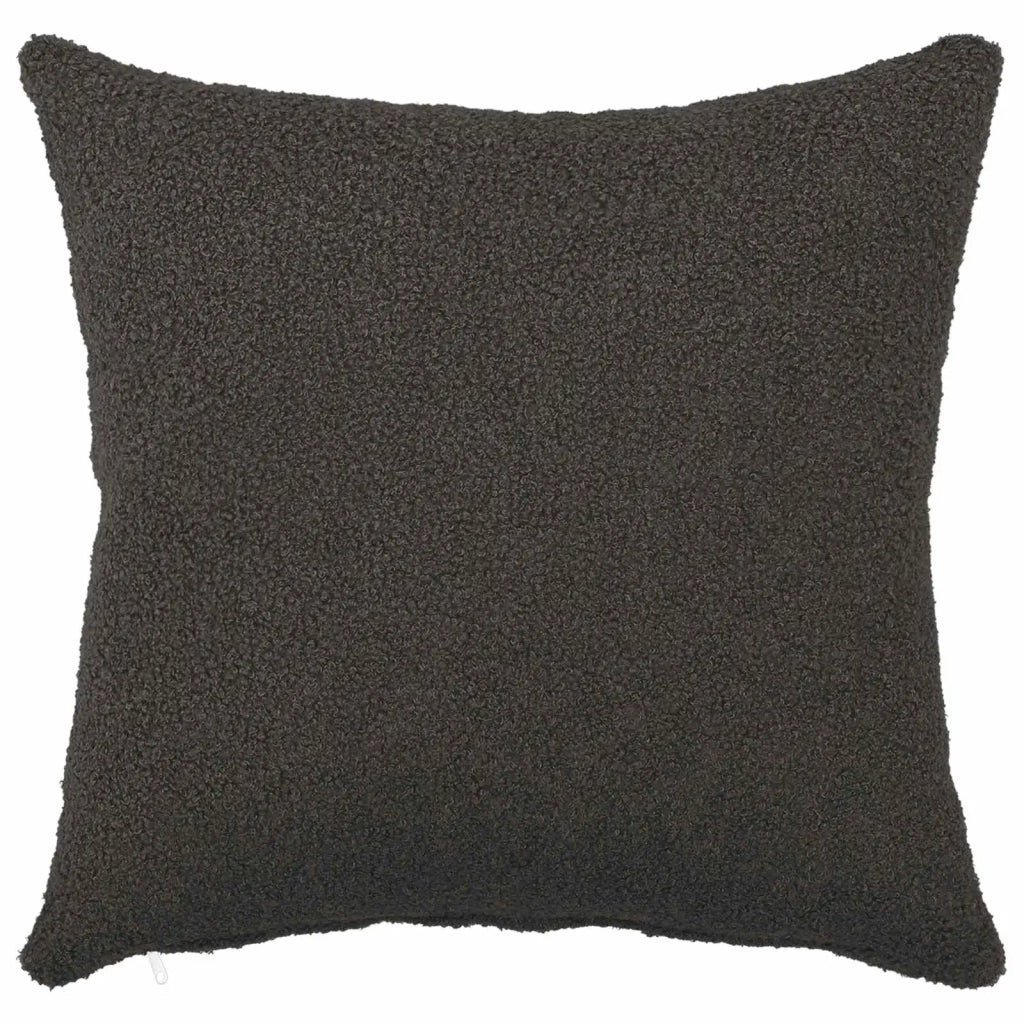 Federa 6 pcs HEERLEN Grigio Scuro 50 x 50 cm Bouclé 910919