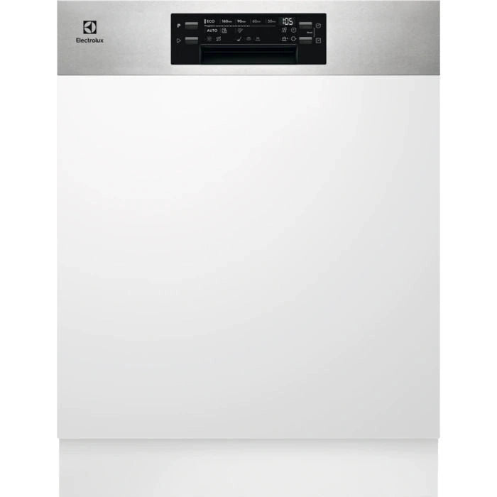 Electrolux EEA47201IX Serie 300 Lavastoviglie Incasso Parziale 13 coperti Classe E AirDry Inverter 44 dB (82x60x57 cm) colore Inox