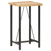 Tavolo da Bar 60x60x107 cm in Legno Ruvido di Mango cod mxl 19793