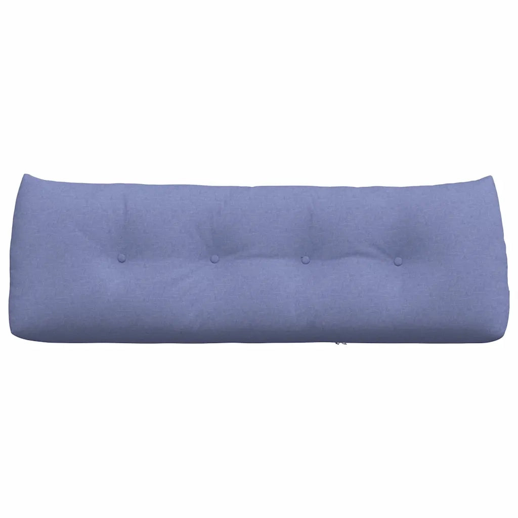 Cuscino per Schiena Blu jeans 140 x 24 x 50 cm Tessuto