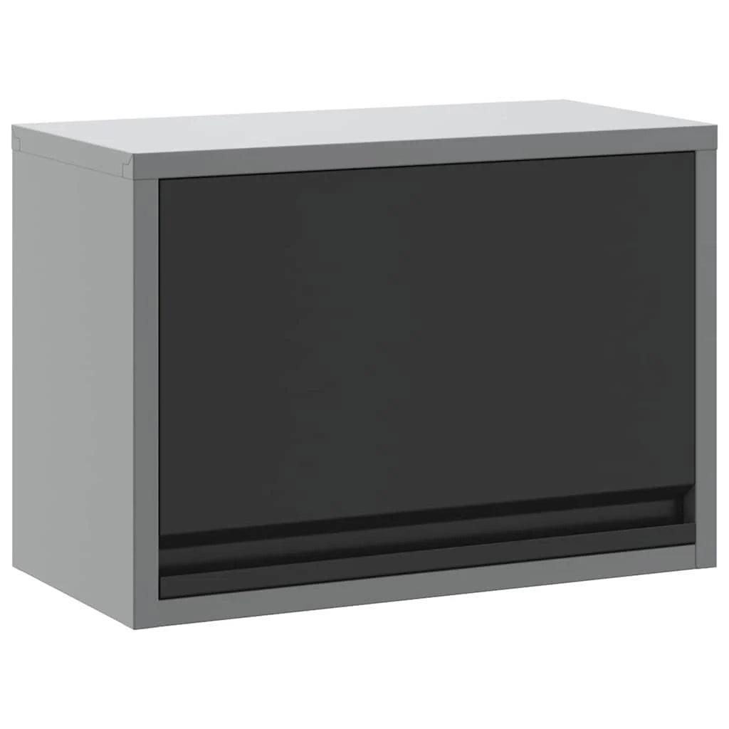 Mobiletto portautensili da interno in acciaio nero 50 x 25 x 35 cm 02_0058034