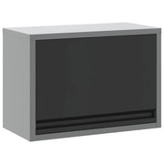 Mobiletto portautensili da interno in acciaio nero 50 x 25 x 35 cm 02_0058034