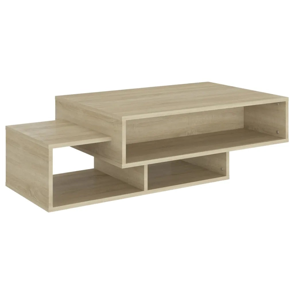 Tavolino da Salotto-Tavolino da soggiorno Rovere Sonoma 105x55x32 cm in Truciolato