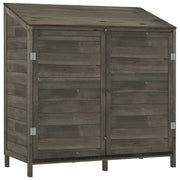 Casetta da giardino 102 x 52 x 112 cm in legno massello di abete antracite 02_0044040