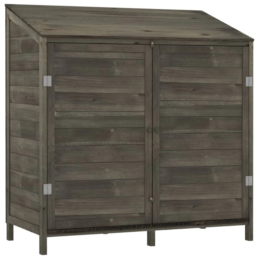 Casetta da giardino 102 x 52 x 112 cm in legno massello di abete antracite 02_0044040
