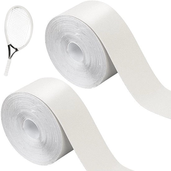 Tape di riparazione autoadesivo a doppie bobine 10m PU pelle per protezione rackets tennis e racquetball