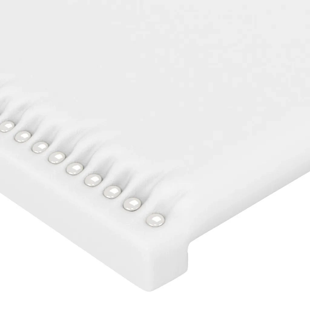 Testiere 4 pz Biancho 100x5x78/88 cm in Similpelle