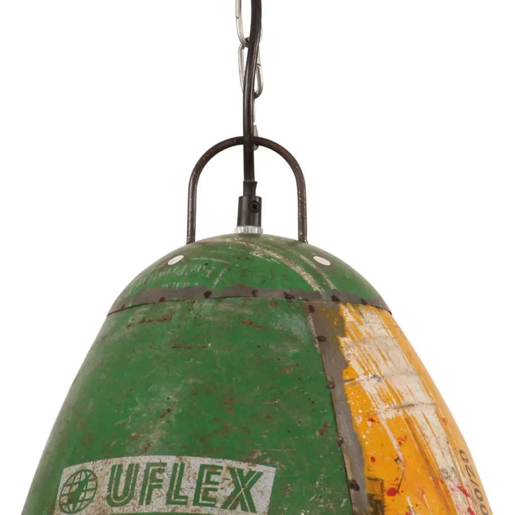 Lampada Sospesa Industriale 25 W Multicolore Rotonda 32 cm E27 344400
