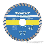Lama a disco diamantata Turbo Wave per piastrelle per smerigliatrici angolari foro 22,23 mm - 115 x 22,23 mm