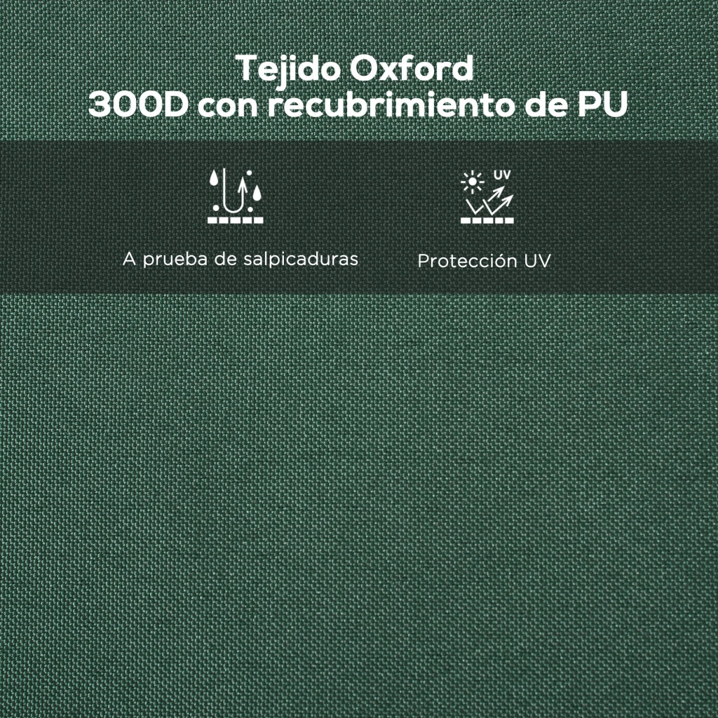Tenda da Giardino Pieghevole ¨C zephmum ¨C Verde 3x3 m
