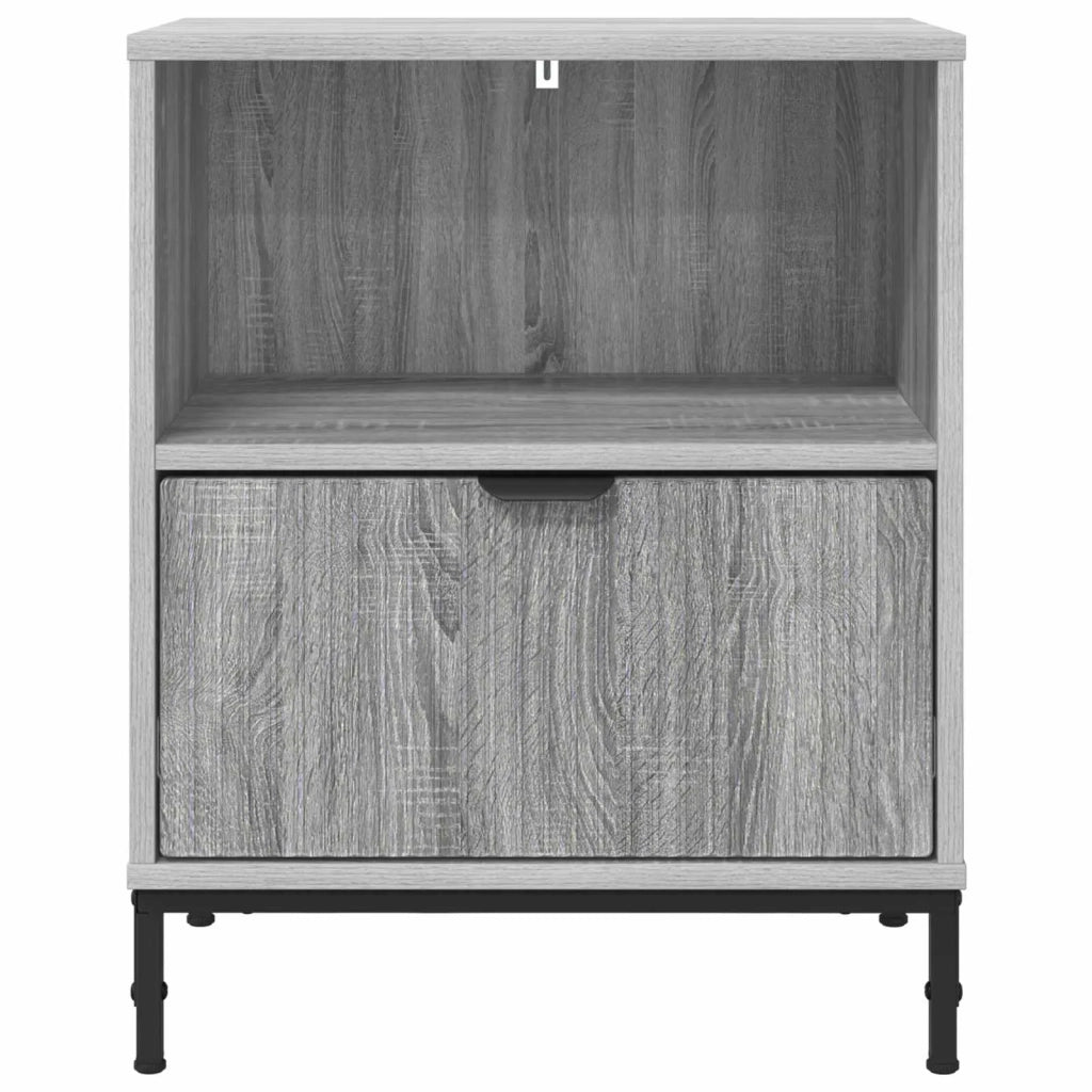 Armadio da Notte 2 pcs Grigio sonoma 49 x 36 x 61 cm 883487