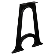 Gambe per Tavolo da Pranzo 2 pz | Piede del tavolo Base ad Arco Forma di A in Ghisa