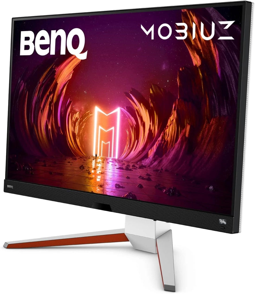 MOBIUZ EX3210U Monitor Gaming Bianco 32" 4K UHD IPS 144Hz 1ms, HDMI 2.1, FreeSync, HDR600, 98% P3, 99% Adobe RGB, Eye-Care, Telecomando, Altoparlanti 2.1, Compatibile PS5/Xbox Series X 4K a 120Hz