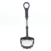 Trade Shop - Schiaccia Patate A Molla Utensile Cucina Per Casa Ristorante Manico Antiscivolo -