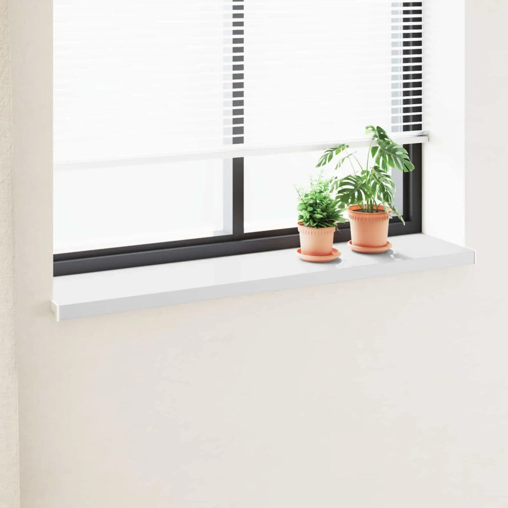 Soglia della Finestra Bianco 120 x 30 x 4,5 cm PVC 42046807